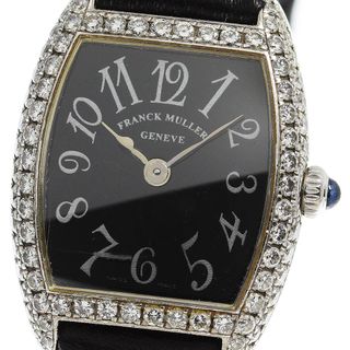 フランクミュラー(FRANCK MULLER)のフランクミュラー FRANCK MULLER 2251QZD トノーカーベックス K18WG ダイヤベゼル クォーツ レディース _740431【ev20】(腕時計)