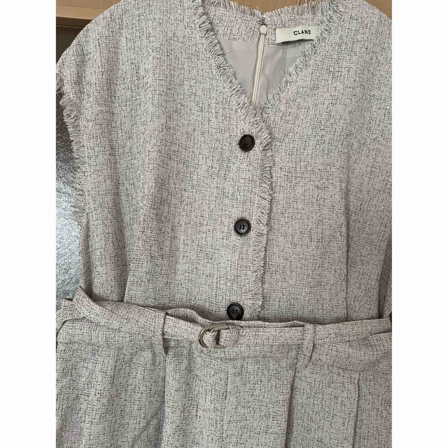 CLANE - CLANE TWEED FRINGE ALL IN ONE 新品の通販 by selesele's