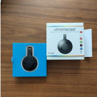 グーグル(Google)のChromecast　外箱あり(映像用ケーブル)