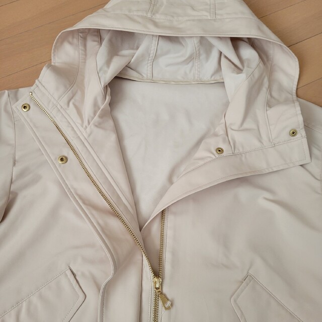 GU(ジーユー)のGU マウンテンパーカー 今期 ナチュラル 新品タグ付き レディースのジャケット/アウター(ナイロンジャケット)の商品写真