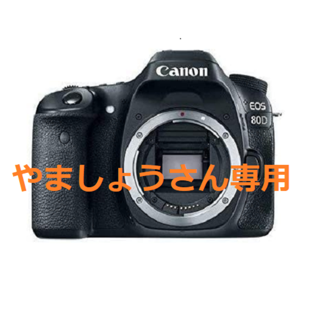 【・美品】キヤノン(CANON) EOS 80D ボディ＋バッテリー付き