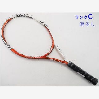 ウィルソン(wilson)の中古 テニスラケット ウィルソン ツアー BLX 105 オレンジ×ホワイト 2011年モデル (G2)WILSON TOUR BLX 105 (ORANGE×WHITE) 2011(ラケット)