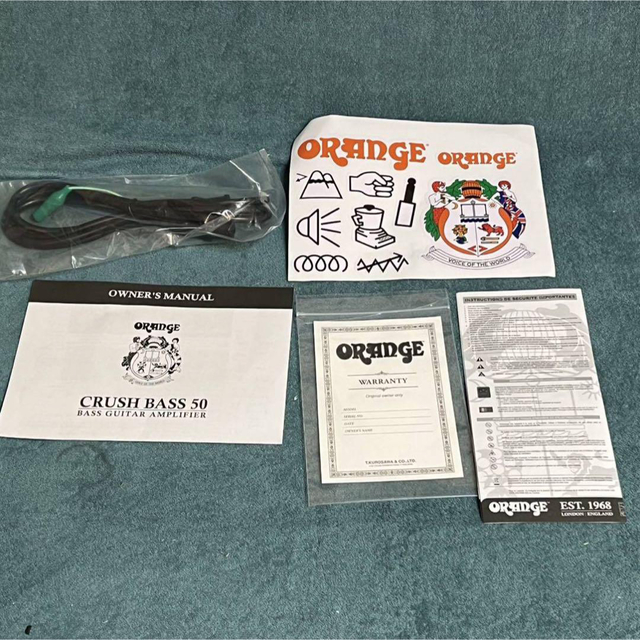 【美品】 ORANGE AMP CRUSH Bass 50 ベースアンプ コンボ 楽器のベース(ベースアンプ)の商品写真