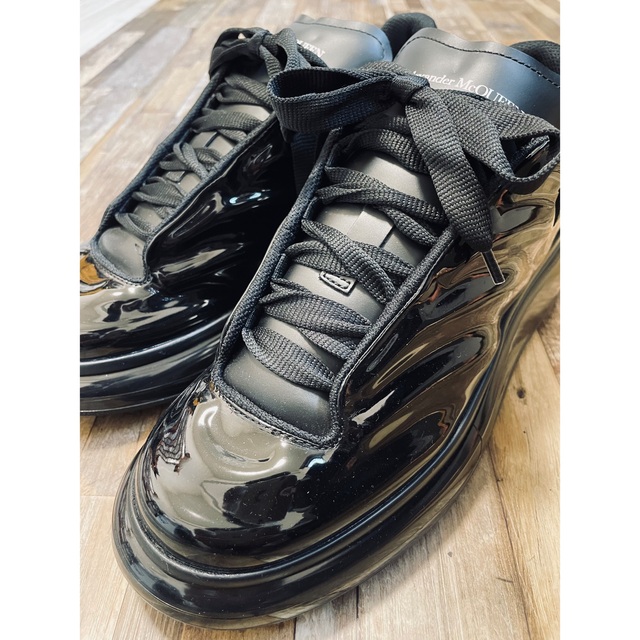 靴/シューズALEXANDER McQUEEN(マックイーン)オーバーサイズド ブラック41