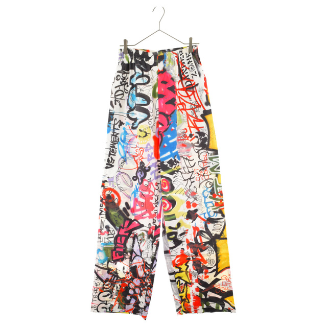 VETEMENTS ヴェトモン 22SS Graffiti pyjama pants UE52PA410W グラフィック ロングパンツ マルチ915センチ裾幅