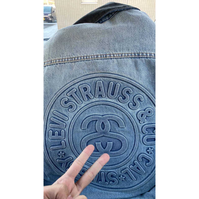 Sサイズ Stussy Levi's Embossed Trucer Denim