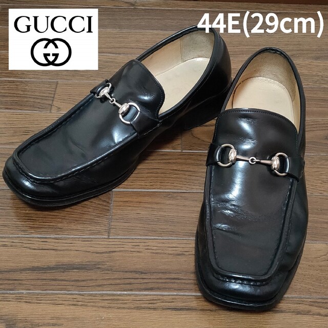 GUCCI グッチ ホースビット ローファー スクエアトゥ 44E 29cm あなた