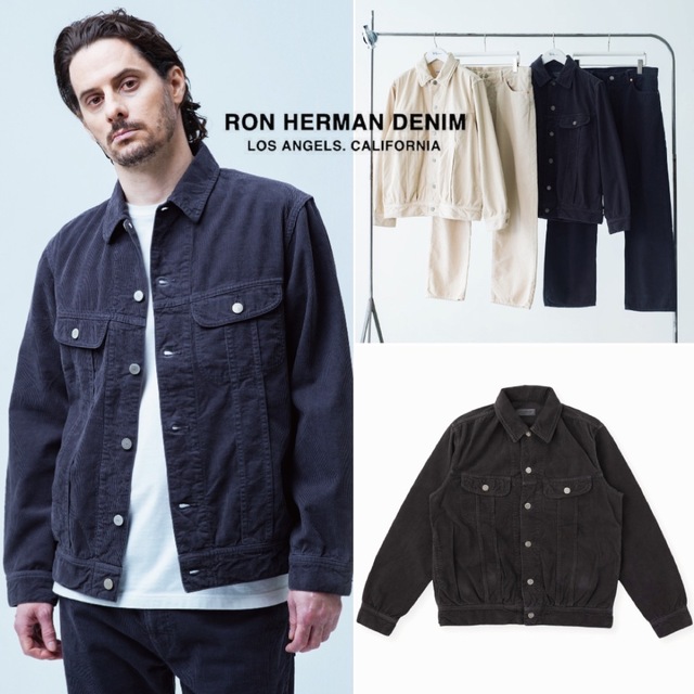 Ron Herman(ロンハーマン)のRONHERMAN DENIM “ 製品染め加工 ” コーデュロイ ジャケット メンズのジャケット/アウター(Gジャン/デニムジャケット)の商品写真