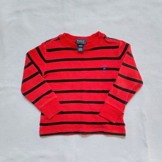 ポロラルフローレン(POLO RALPH LAUREN)の【90〜95cmくらい】RALPH LAURENボーダー厚手ワッフルロンＴ(Tシャツ/カットソー)