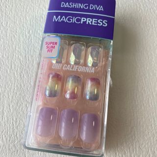 ダッシングディバ(DASHING DIVA)のダッシングディバ　マジックプレス　ネイルチップ　つけ爪　パープル　マーブル(つけ爪/ネイルチップ)