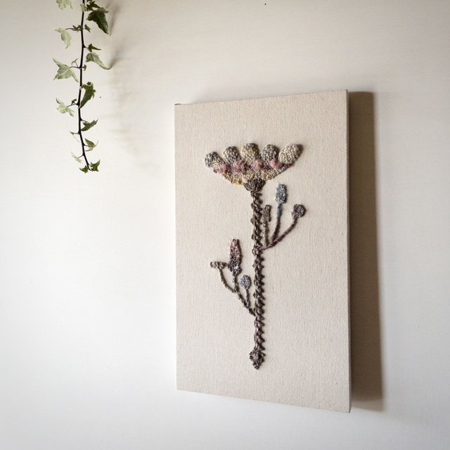 journal standard Furniture - 【一点もの】刺繍 ファブリックパネル 『Flower,e.』の通販 by