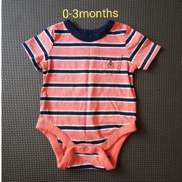 babyGAP(ベビーギャップ)のベビーギャップ  ロンパース ボディスーツ くま 2枚セット 50サイズ キッズ/ベビー/マタニティのベビー服(~85cm)(ロンパース)の商品写真