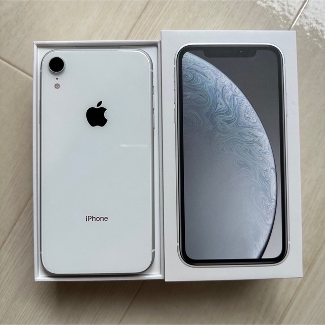 iPhone XR 256GB ホワイト SIMロック解除済み