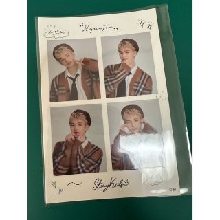 ストレイキッズ(Stray Kids)のstraykids ファミマ プリントフォト風シールセット シール ヒョンジン(アイドルグッズ)