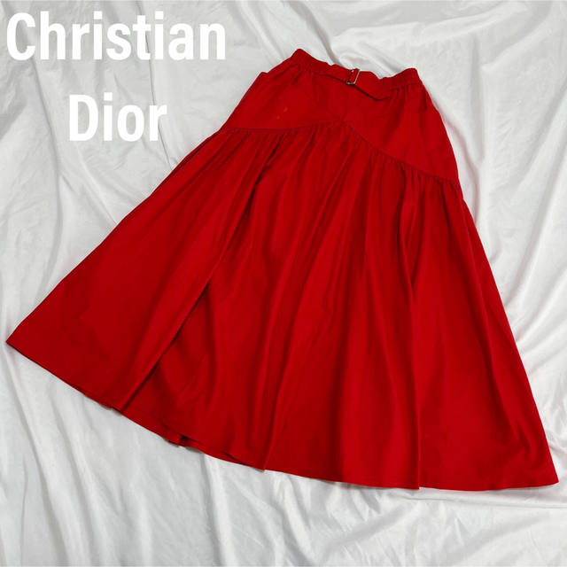 Christian Dior(クリスチャンディオール)のChristian Dior クリスチャンディオール　ロングスカート　フレア レディースのスカート(ロングスカート)の商品写真