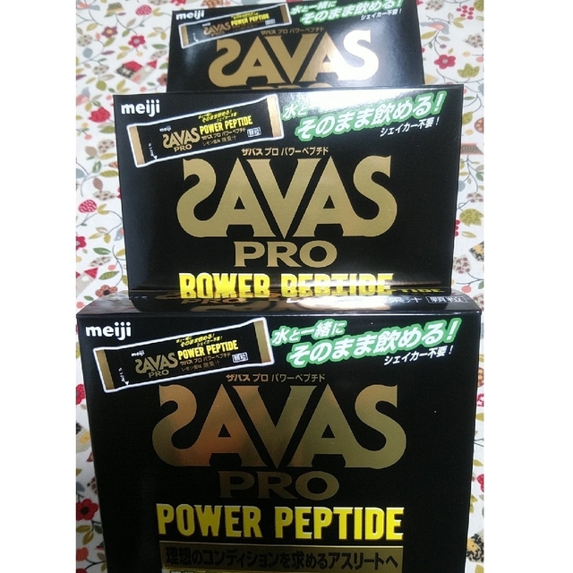 ザバス プロ パワーペプチド顆粒 レモン風味 5.2g×12袋入 3箱 | フリマアプリ ラクマ