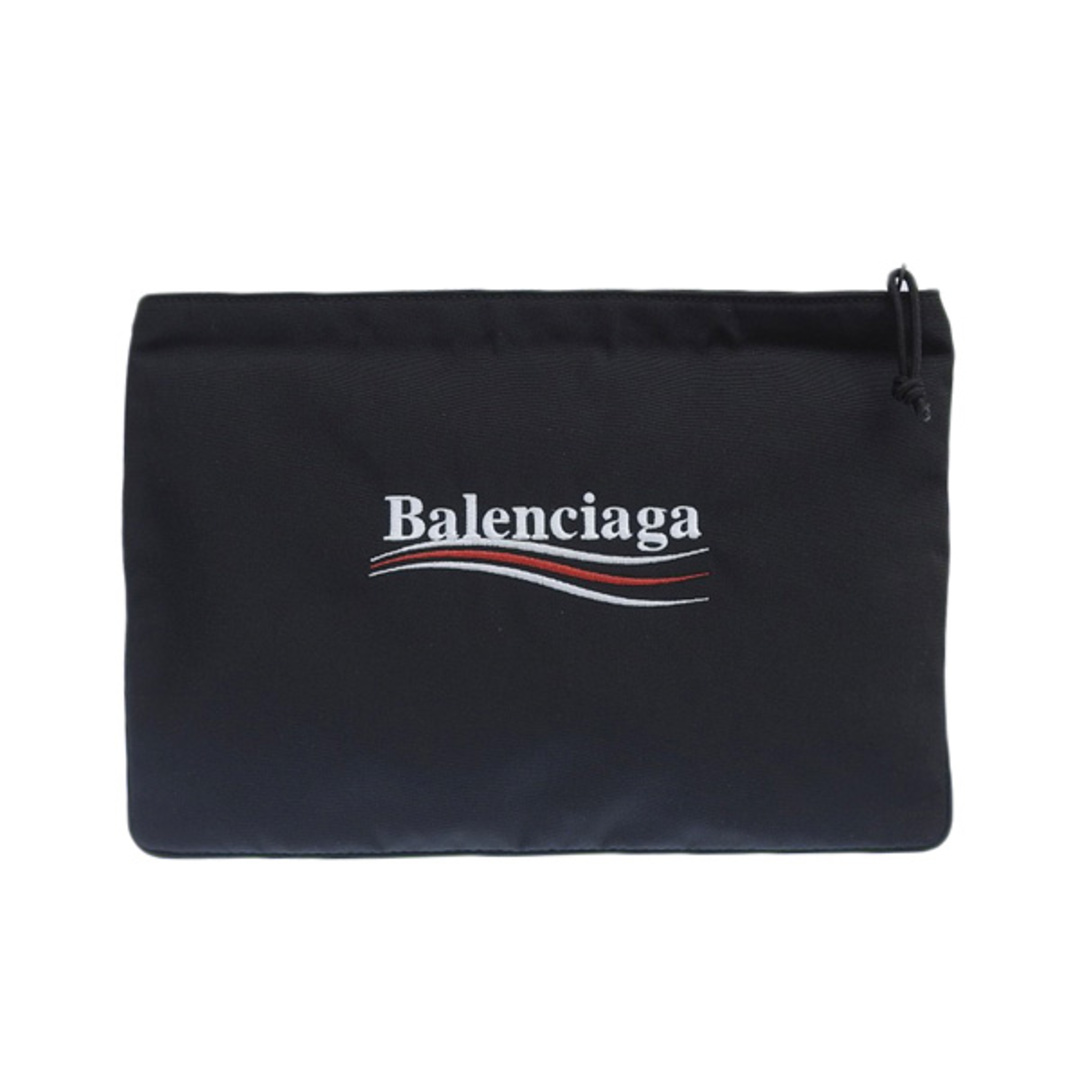 室外機 Balenciaga バレンシアガ キャンバス ロゴ クラッチバッグ
