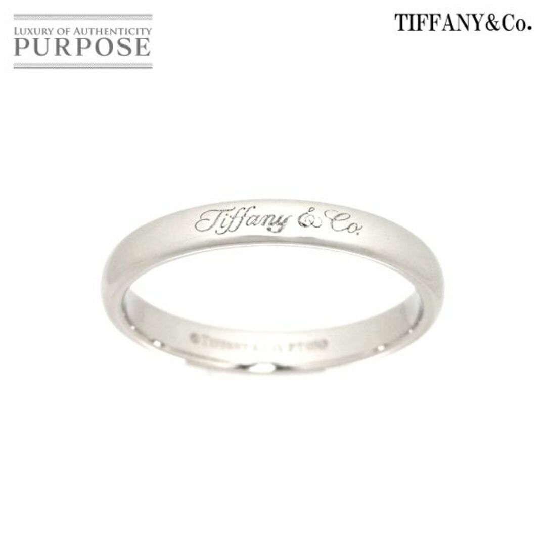 ティファニー TIFFANY&Co. ルシダ ノーツ バンド 16号 リング 幅3mm Pt