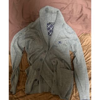 BURBERRY BLACK LABEL - ショールカラーカーディガン バーバリー