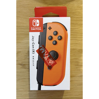 Nintendo Switch - 新品未開封　任天堂スイッチ　ジョイコン　Joy-Con(R)ネオンレッド 純正品