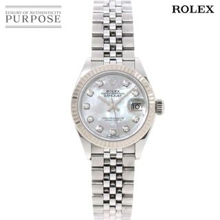 ROLEX - ロレックス ROLEX デイトジャスト 279174NG ランダム ルーレット レディース 腕時計 10P ダイヤモンド K18WG 自動巻き Datejust VLP 90183794