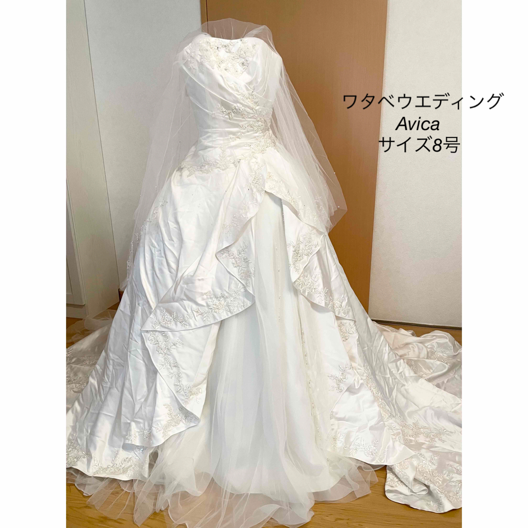 ワタベウェディング　ウェディングドレス　11号　結婚式　Avica