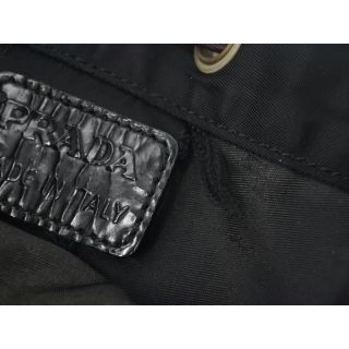 美品✨希少 PRADA 巾着ミニポーチ バッグ ナイロン ロゴ