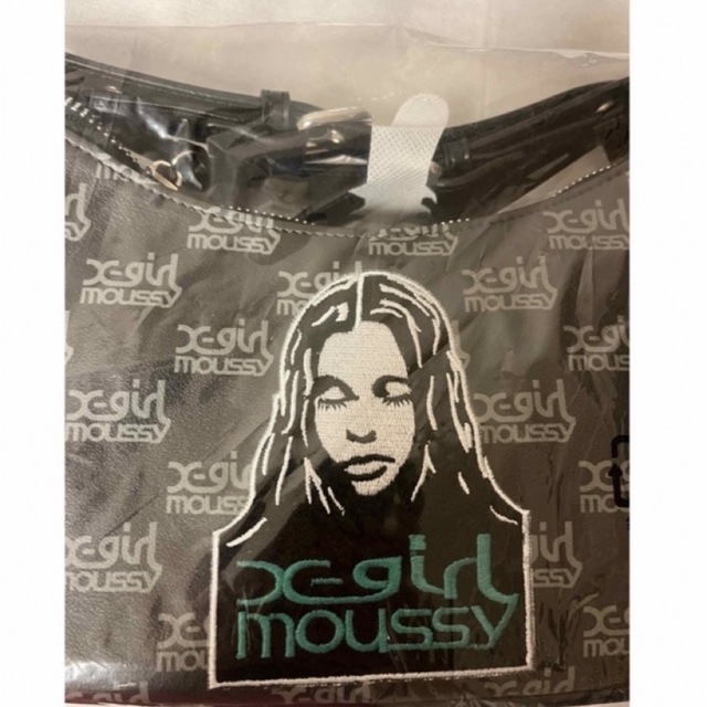 moussy(マウジー)のMOUSSY×X-girlコラボ♡XG MONOGRAM HOBO バッグ レディースのバッグ(ショルダーバッグ)の商品写真