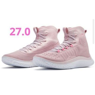 アンダーアーマー(UNDER ARMOUR)のCurry4 Flotro カリー4フロトロ ピンク 27.0(スニーカー)