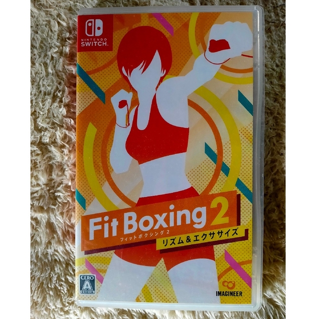 Nintendo Switch(ニンテンドースイッチ)のFit Boxing2  フィットボクシング2  グリップ付 エンタメ/ホビーのゲームソフト/ゲーム機本体(家庭用ゲームソフト)の商品写真