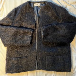 コムデギャルソン(COMME des GARCONS)のBLACK mohair ジャケット(カーディガン) ？　vintage(テーラードジャケット)