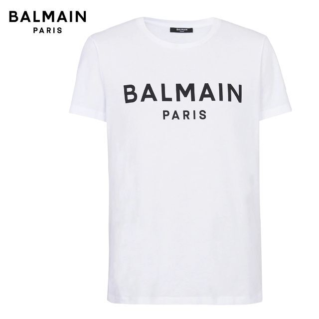 19 BALMAIN ホワイト ロゴ Tシャツ size XL 人気 15901円 www.skytrac.ca