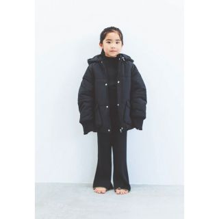 シップスキッズ(SHIPS KIDS)の新品未使用⭐︎ooju⭐︎knit wide pants⭐︎チャコール⭐︎完売(パンツ/スパッツ)