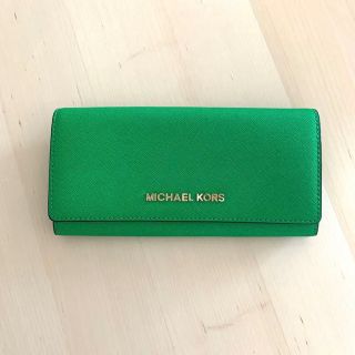 Michael Kors - マイケルコース レディース 長財布 グリーンの通販 by