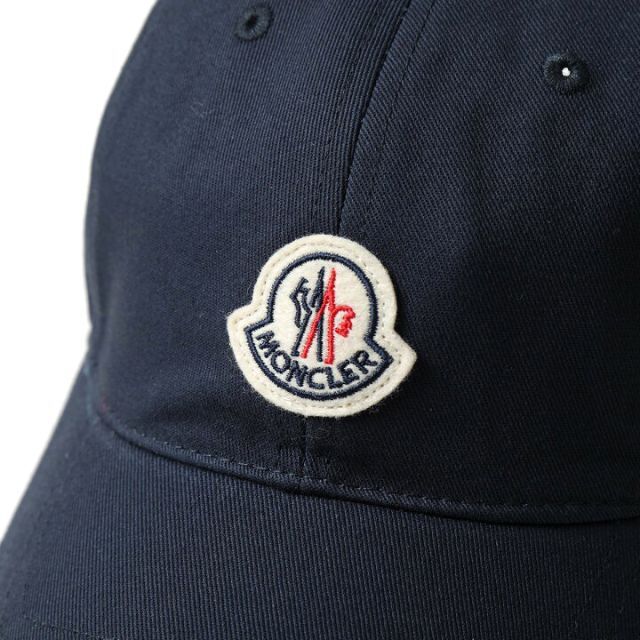クーポンで半額☆2280円! 7 MONCLER ネイビー ロゴワッペン ベース