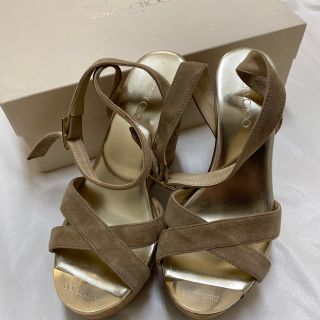 ジミーチュウ(JIMMY CHOO)のJIMMY CHOO ジミーチュウ ウッドコルクサンダル CHANEL (サンダル)