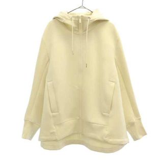 ユニクロ(UNIQLO)の未使用 ユニクロ プラスジェイ ドライスウェット フルジップパーカ XL ホワイト UNIQLO +J レディース 【中古】  【230317】(パーカー)