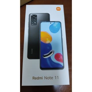 redmi  note 11 スターブルー　新品未使用(スマートフォン本体)