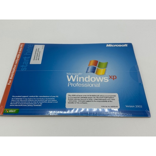 英語版 新品未開封品 Windows XP Professional SP3