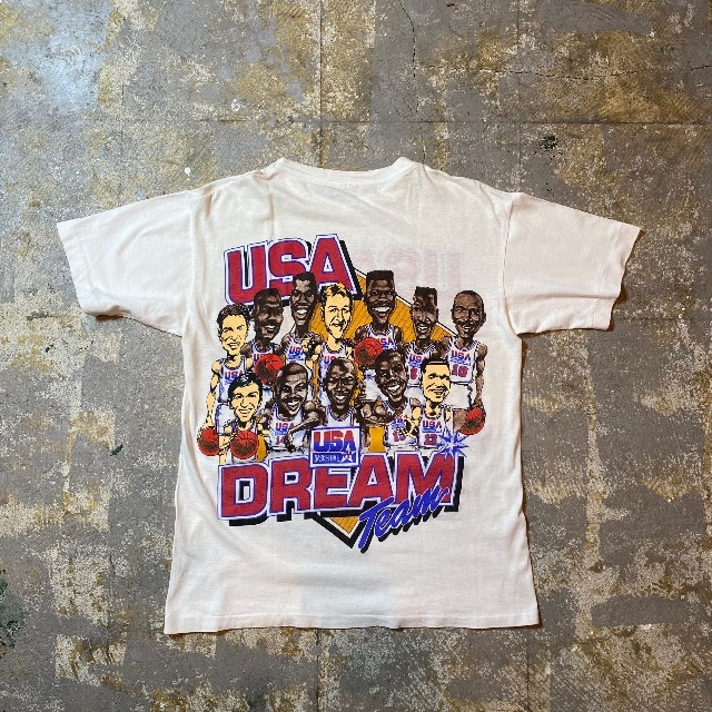 90s NBA ドリームチーム tシャツ USA製 マイケルジョーダン ホワイト