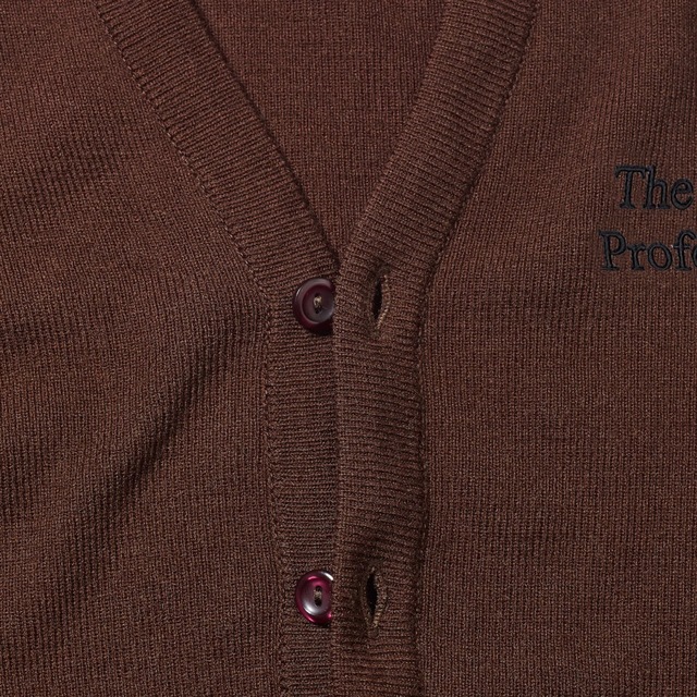 ennoy BUTTON CARDIGAN (BROWN) | www.innoveering.net