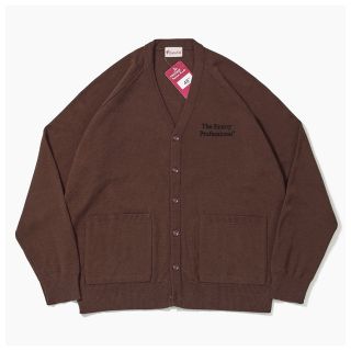 ワンエルディーケーセレクト(1LDK SELECT)のennoy BUTTON CARDIGAN (BROWN)(カーディガン)