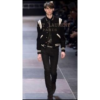 サンローラン(Saint Laurent)の超人気　稀少サイズ　2021/22　サンローラン·パリ　ヴァーシティ　ジャケット(ブルゾン)