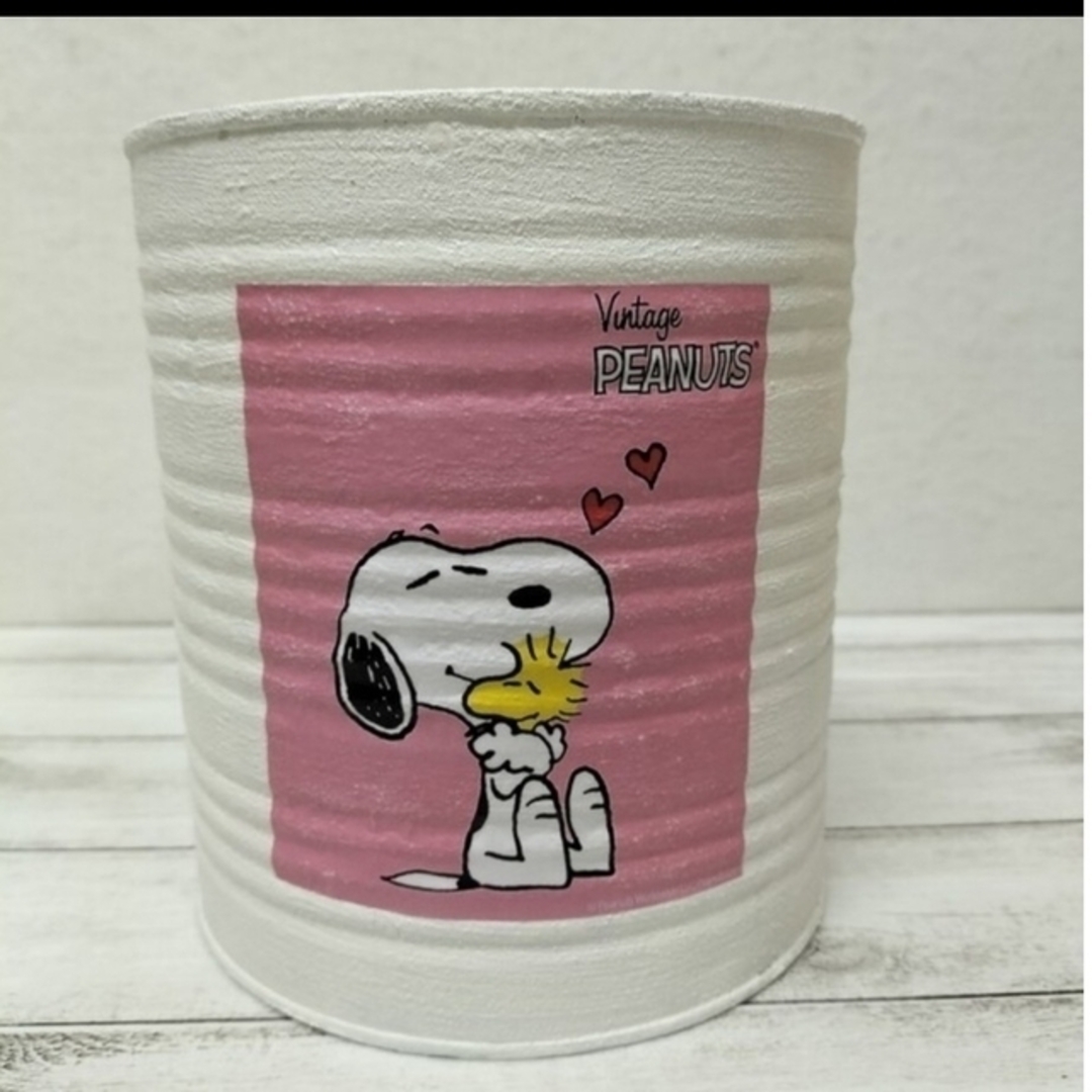 SNOOPY(スヌーピー)の☆ニノン様専用☆SNOOPY　リメイク缶⑮⑭ ハンドメイドのインテリア/家具(インテリア雑貨)の商品写真