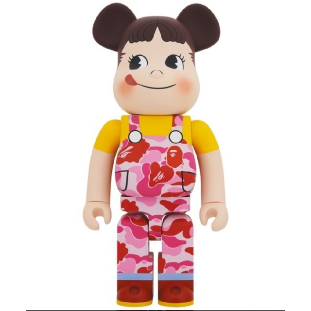 BE@RBRICK(ベアブリック)のBE＠RBRICK  BAPE(R) × ペコちゃん 1000%（ピンク) 新品 コスメ/美容のダイエット(その他)の商品写真