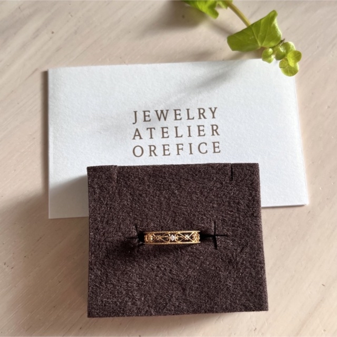 Orefice Capri Ring K18 カプリ リング 0.01ct 指輪