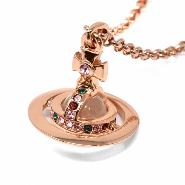 アクセサリーヴィヴィアンウエストウッド ORB PENDANT PINK GOLD