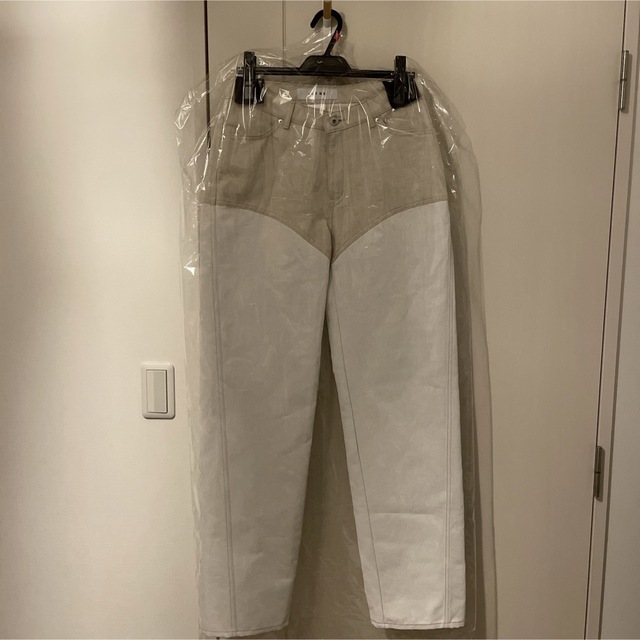 ◆irene 2023SS Pigment Curve Panel Pants