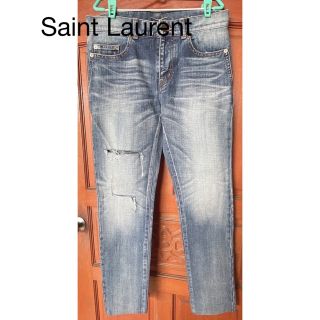 サンローラン(Saint Laurent)のSaint Laurent サンローランクラッシュ加工デニム(デニム/ジーンズ)