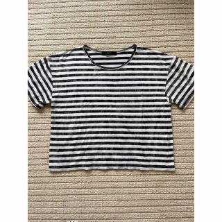 アズールバイマウジー(AZUL by moussy)のショート丈Tシャツ(Tシャツ(半袖/袖なし))